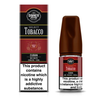 Dinner Lady Select Tobacco Cuban Salt Likit